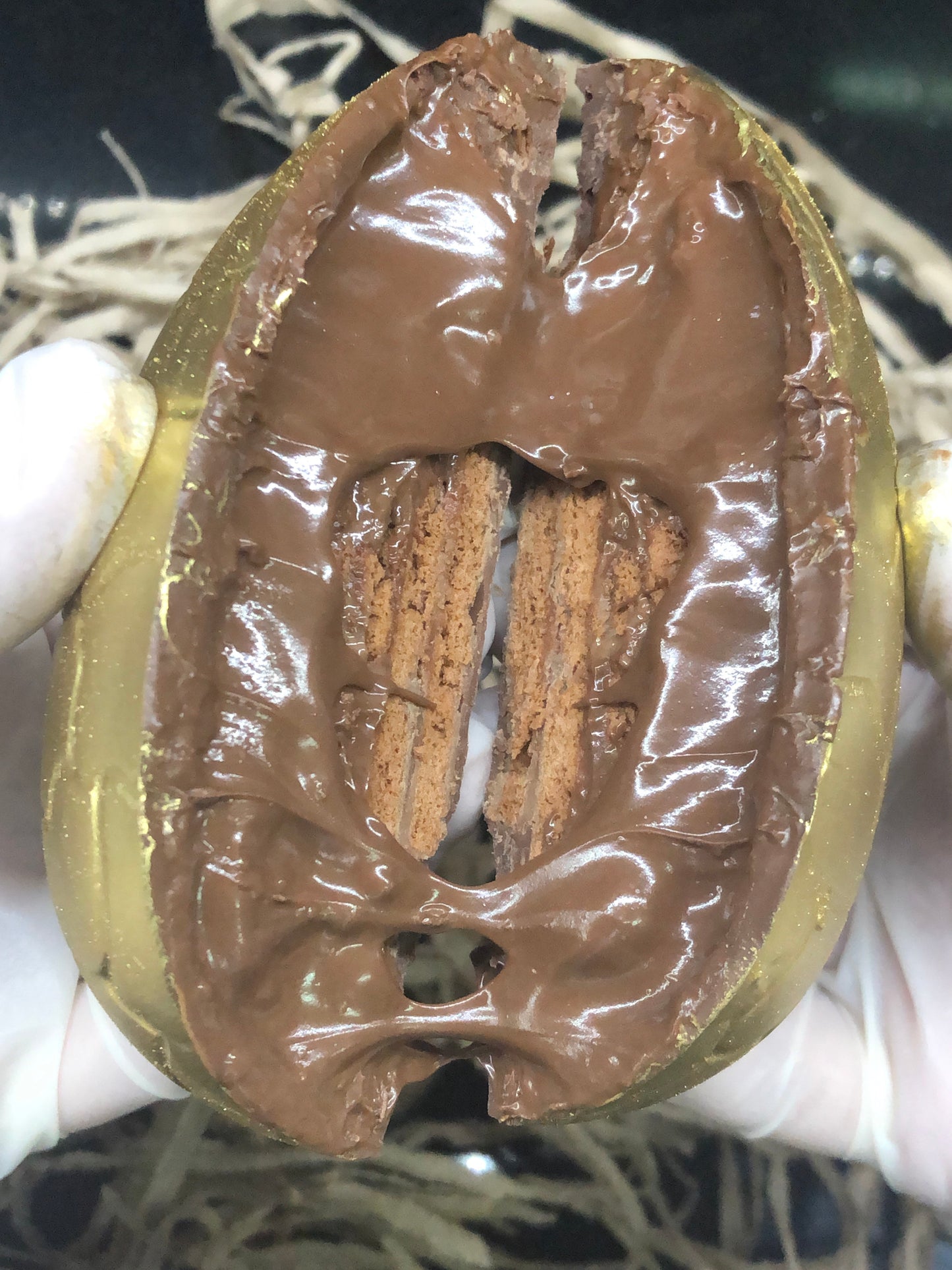 Golden Tim-Tam Nutella Egg
