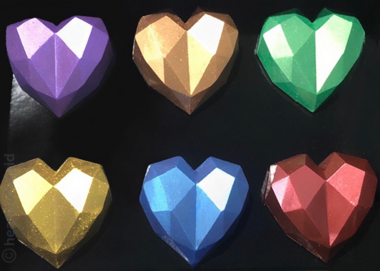Mini Hearts Box of 6 (Your Pick)